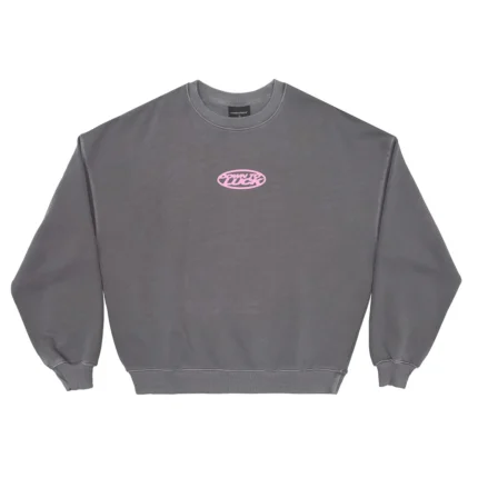 Down to Luck Crewneck Smokey Grey