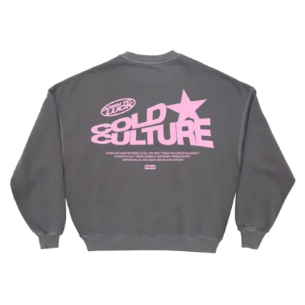 Down to Luck Crewneck Smokey Grey