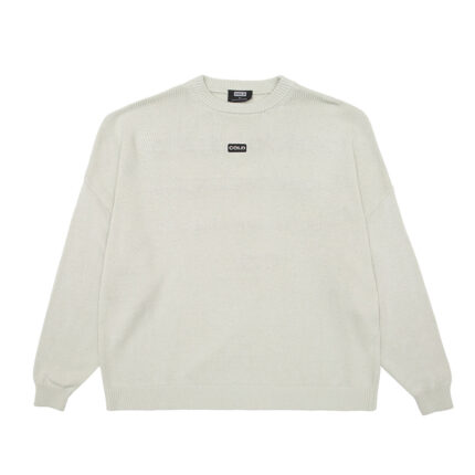 Logotype Knit Silk Grey