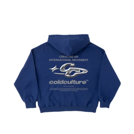 Sparkly Hoodie Cosmic Blue