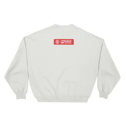 Status Patch Crewneck Light Grey