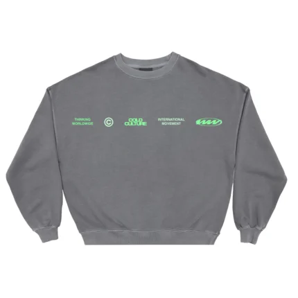 Worldwide Circle Crewneck Dark Grey