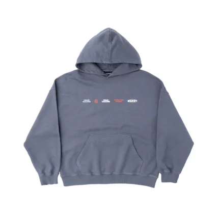 Worldwide Circle Hoodie Dark Grey