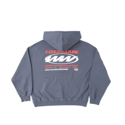 Worldwide Circle Hoodie Dark Grey