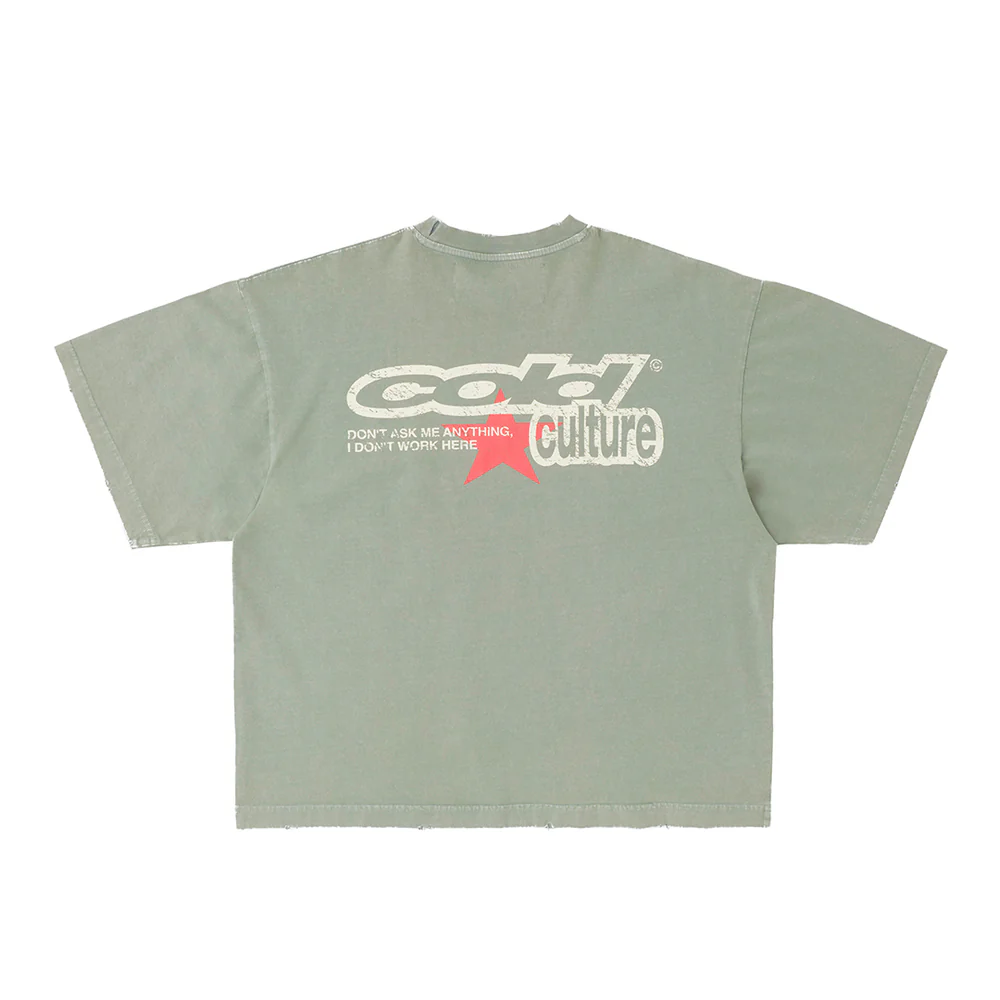 Dont Work Tee +Washed Marine Green Dont Work Tee +Washed Marine Green