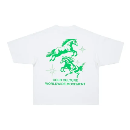 Horses Tee White