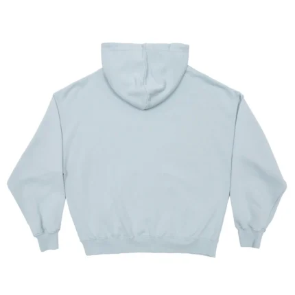 Italic-Stars Zip Hoodie Pale Blue