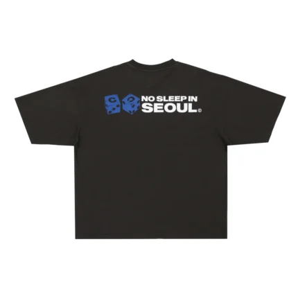 No Sleep Seoul Tee Baltic Blue