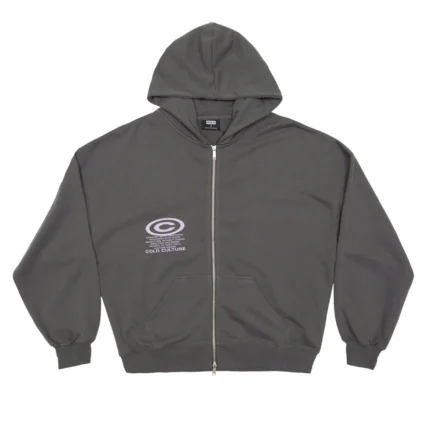 Starface Zip Hoodie Grey