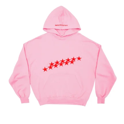 Stars Hoodie Panther Pink
