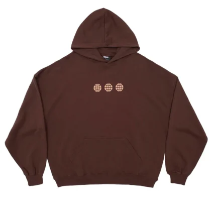 Triple World Hoodie Red Shadow