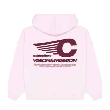Vision Mission Hoodie Pink