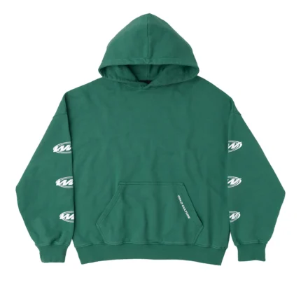 Worldwide Circle Hoodie Shale Green