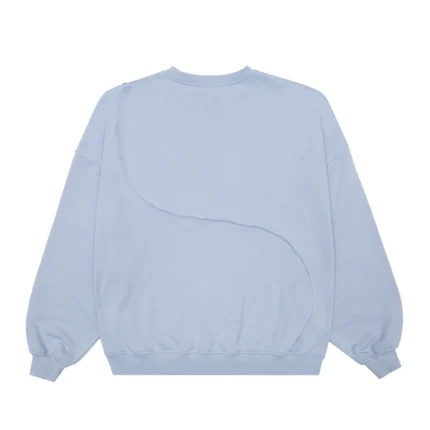 Y-Y Patchwork Crewneck Lavender Blue