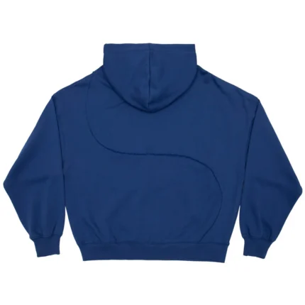Y-Y Patchwork Hoodie Bright Blue