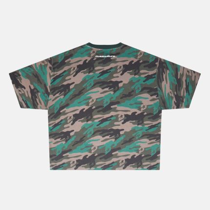 Cold Culture Wassap Fam Tee Camo Green